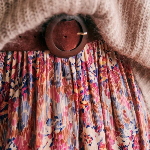 Sezane | Maria Skirt, fireworks print, FR42 - Picture 3 of 3